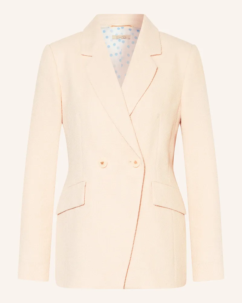 lilienfels Bouclé-Balzer weiss Creme