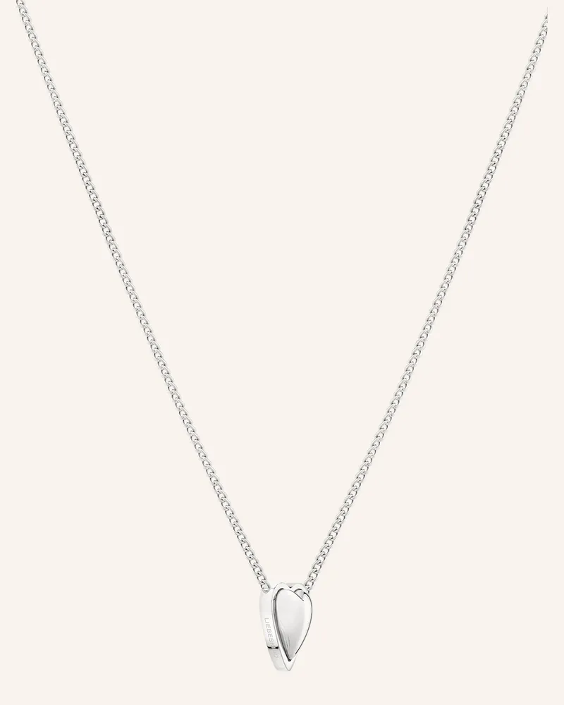 Liebeskind Halskette  Aus  Edelstahl silber Silber