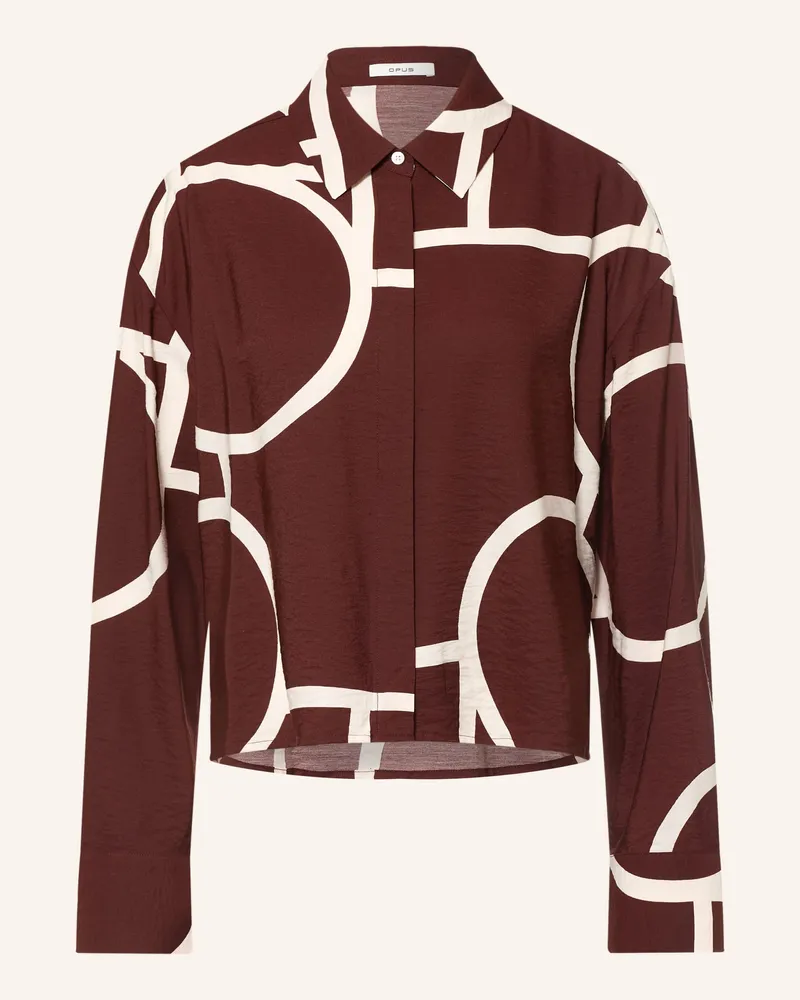 OPUS Hemdbluse Fordoa rot Dunkelrot