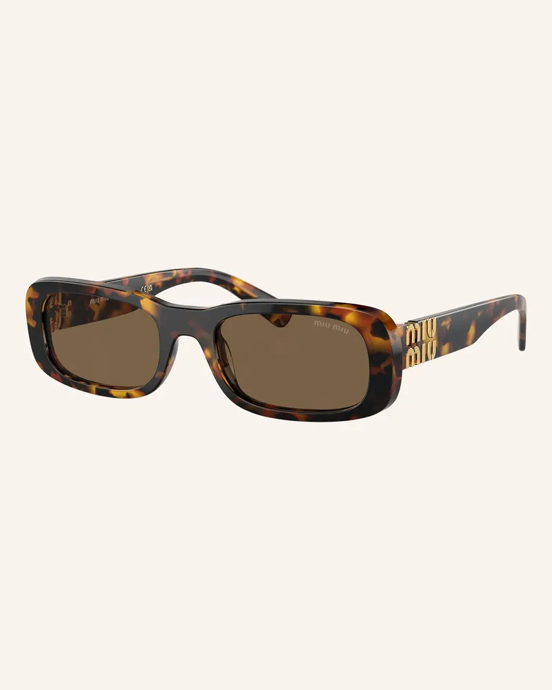 Miu Miu Sonnenbrille Mu 08zs beige Vau06b
