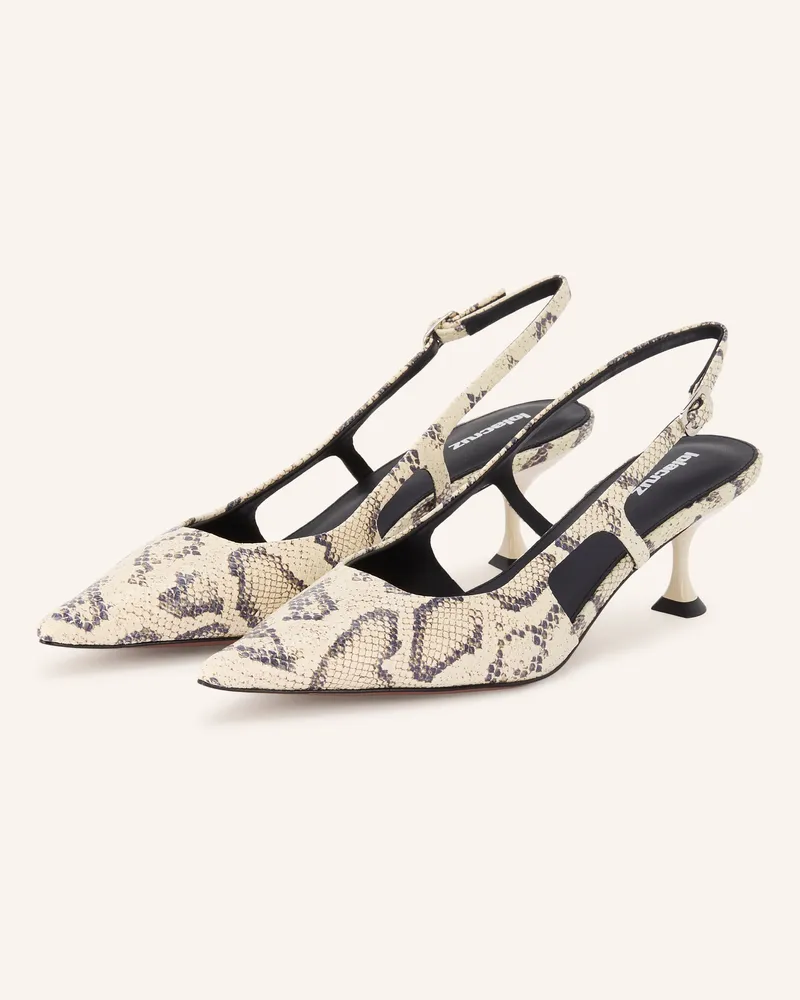 Lola Cruz Slingpumps Rhina schwarz Creme