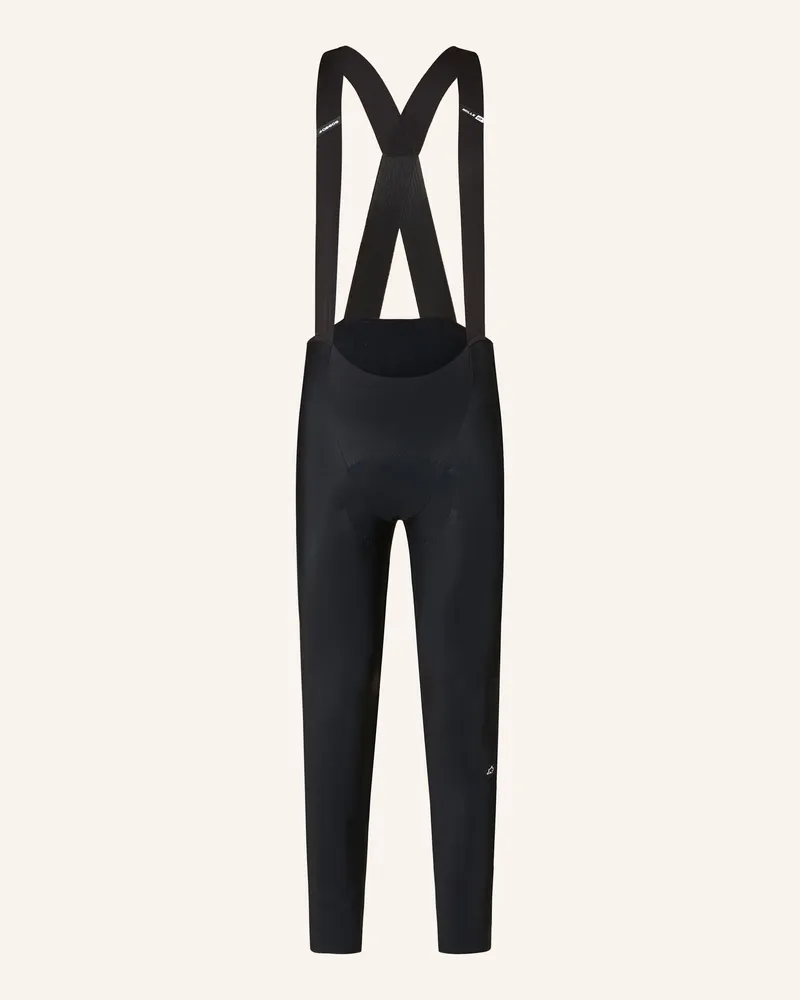ASSOS Radhose MILLE GT SPRING FALL BIB TIGHTS S11 mit Trägern und gepolstertem Einsatz Schwarz