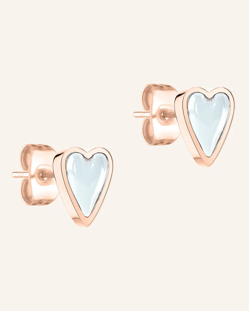 Liebeskind Ohrstecker  aus  Edelstahl Roségold