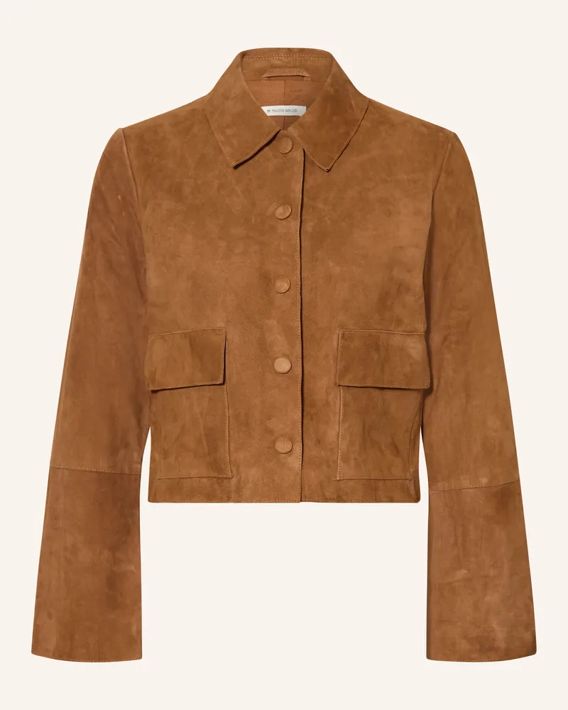 By Malene Birger Lederjacke Annie braun Cognac