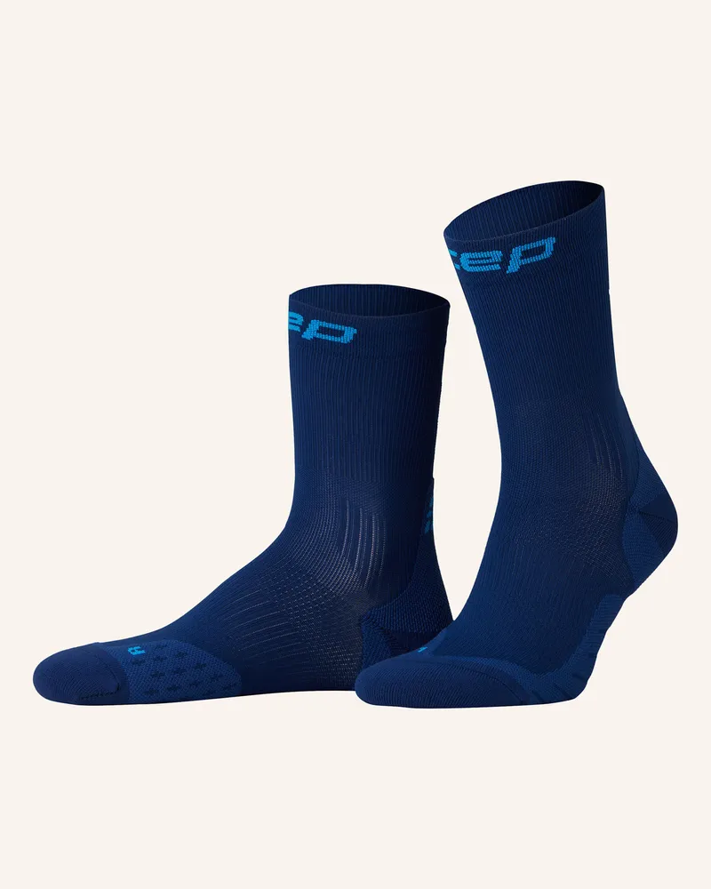 CEP Laufsocken Core Run Compression Socks Mid Cut blau 634
