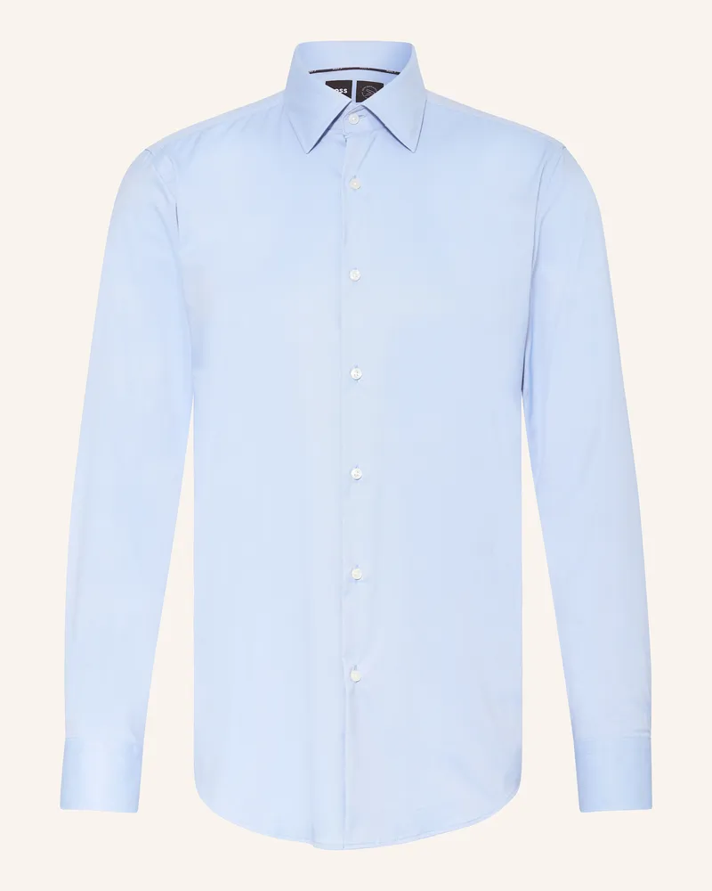 HUGO BOSS Hemd Hank Slim Fit blau Hellblau