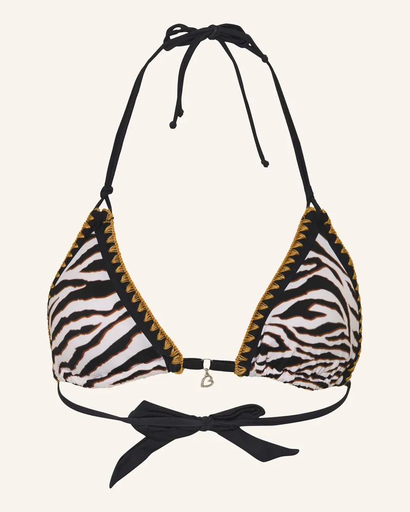 Banana Moon Triangel-Bikini-Top BLUCO WILDJUNGL Schwarz