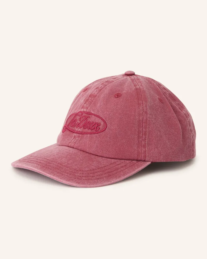 LES DEUX Cap Swirl Dad rot Dunkelrot