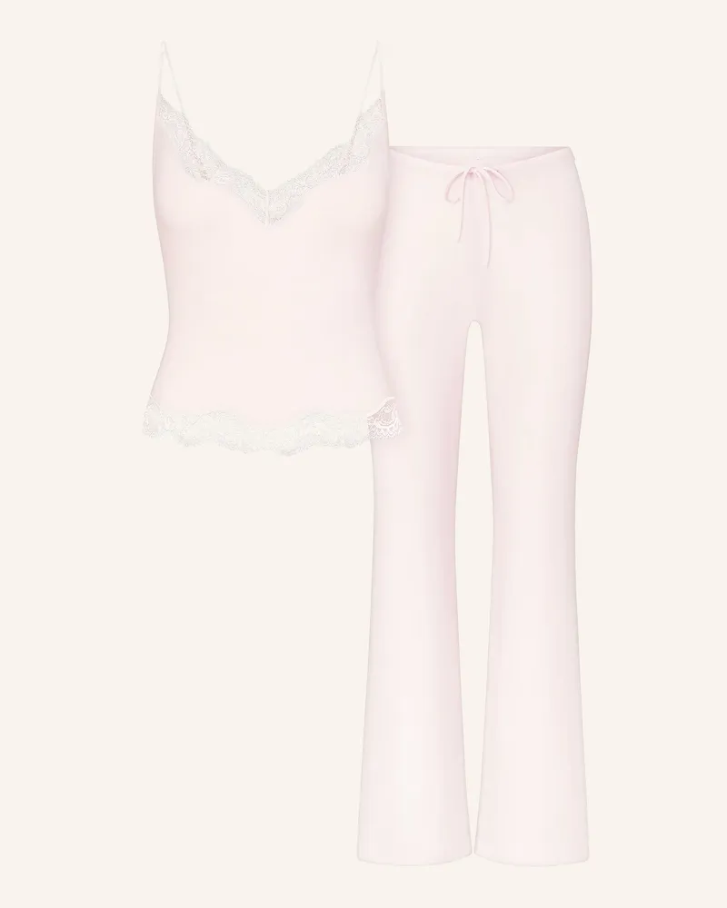 SKIMS Schlafanzug Skims Sleep pink Barely
