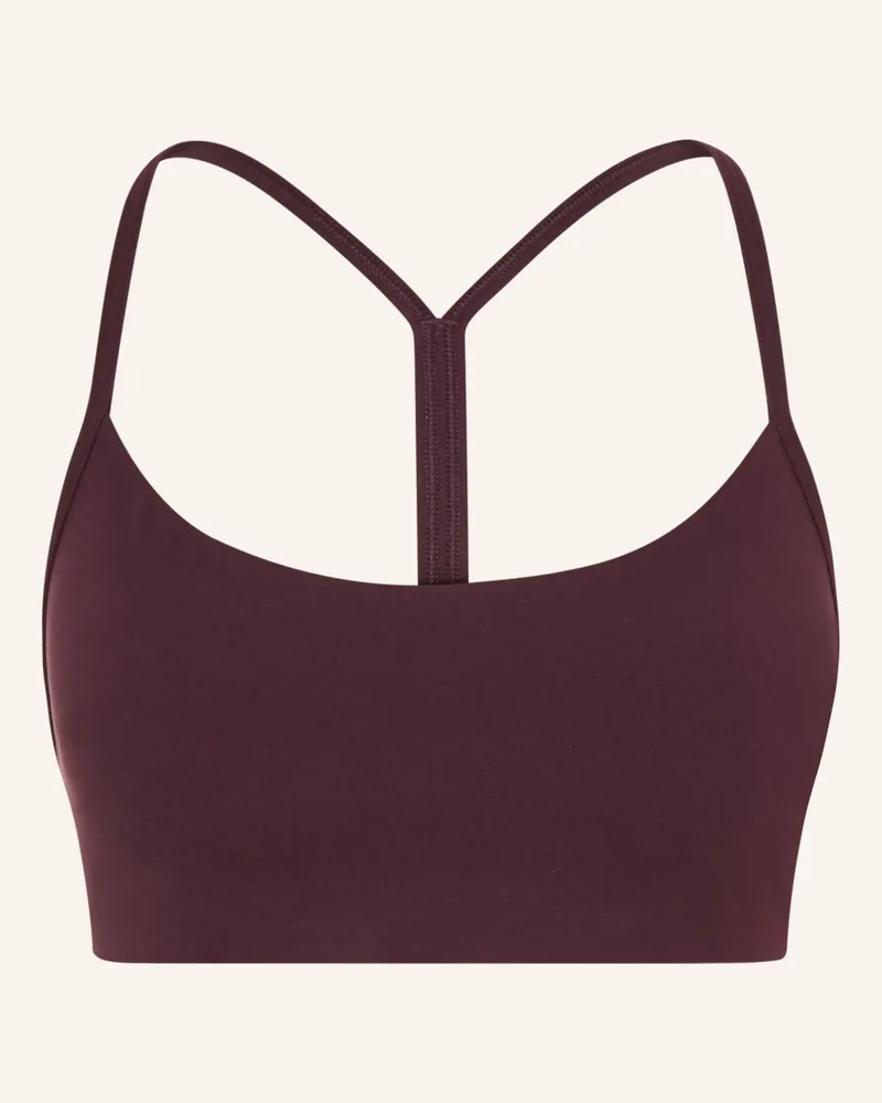 LULULEMON Sport-BH FLOW Dunkellila