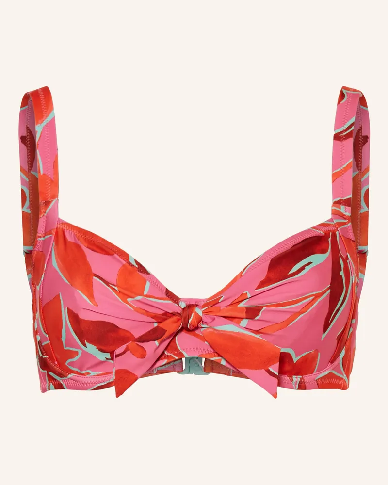 Lidea Bügel-Bikini-Top Fused Florals pink Pink