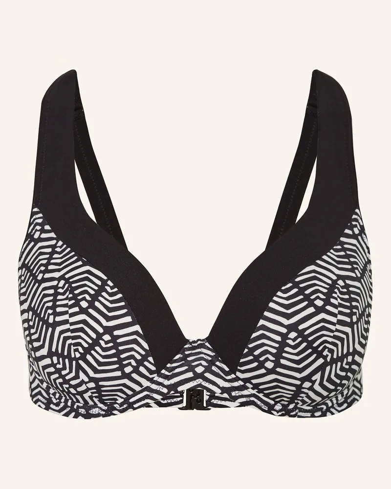 Lidea Bügel-Bikini-Top Dashed Pulse schwarz Schwarz