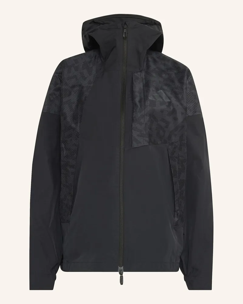 adidas Terrex Xperior 2.5 Layer Hybrid Primeknit Climaproof Jacke schwarz Schwarz