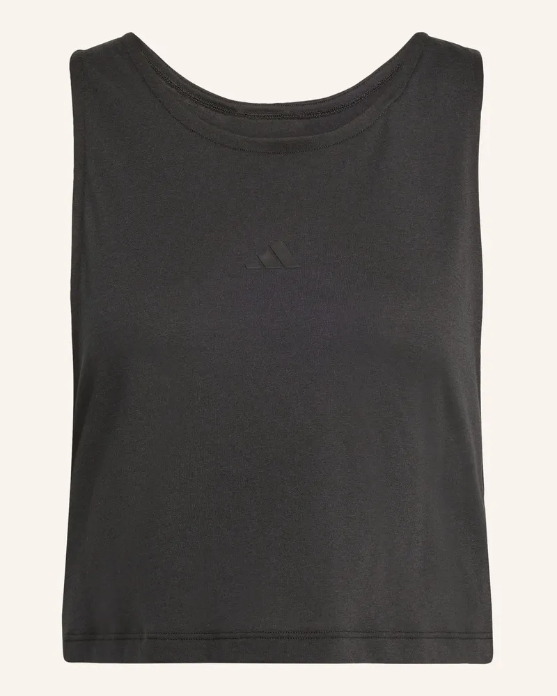 adidas Tanktop MOTION ESSENTIALS Schwarz