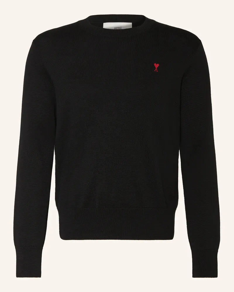AMI Paris Pullover schwarz Schwarz