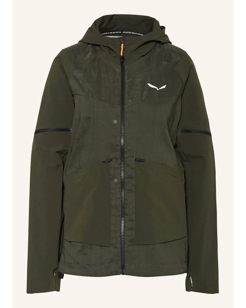 Salewa 2-in-1-Jacke PUEZ HEMP Gruen