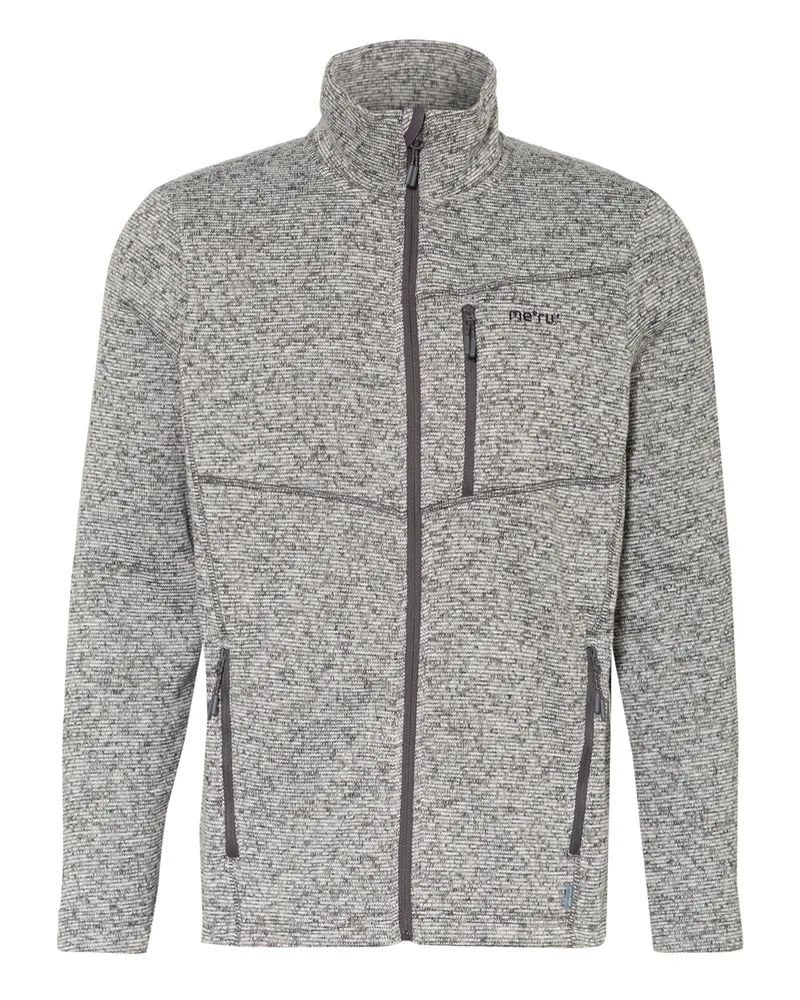 me°ru' Fleecejacke BERGEN Hellgrau