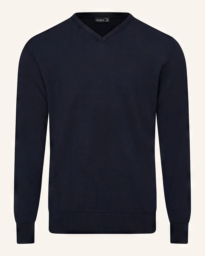 van Laack Pullover blau Dunkelblau