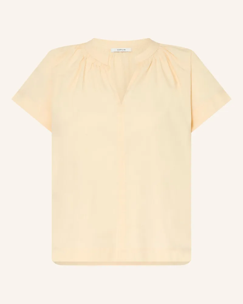 OPUS Blusenshirt Firu gelb Hellgelb