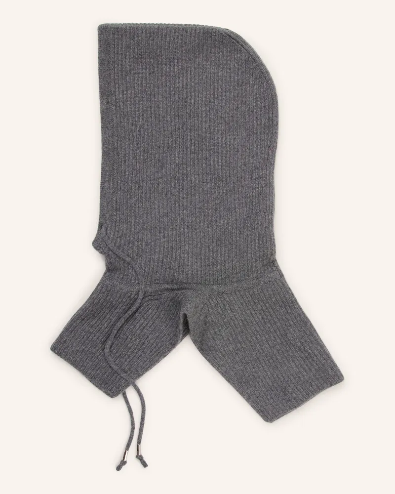 ba&sh Kapuzeneinsatz Aus Cashmere grau Grau