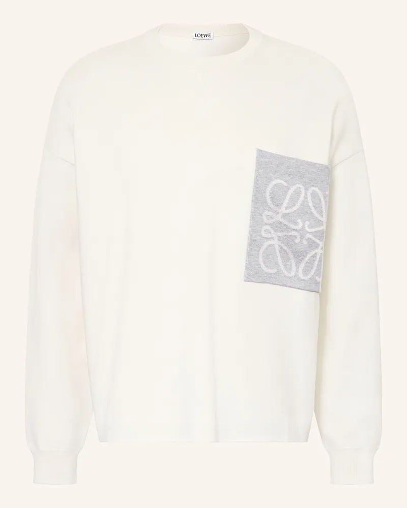 Loewe Pullover ANAGRAM Ecru