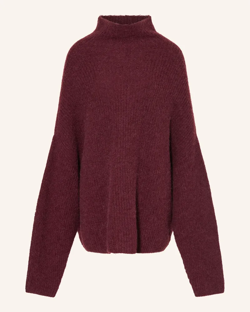 by Aylin Koenig Pullover MARA mit Alpaka Dunkelrot