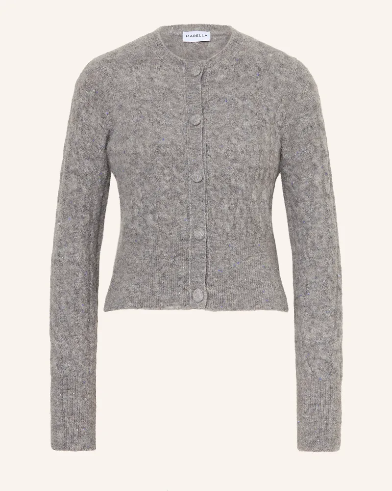 MARELLA Strickjacke Mllcerta Mit Alpaka grau Grau