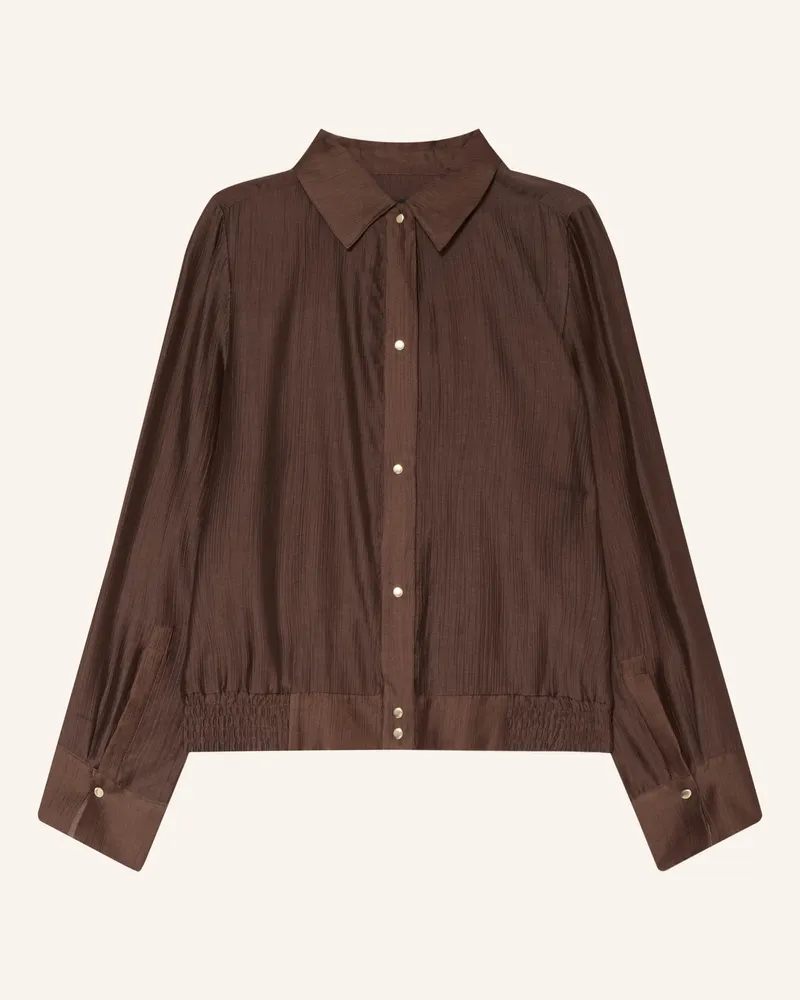 S.Oliver Hemdbluse braun Dunkelbraun
