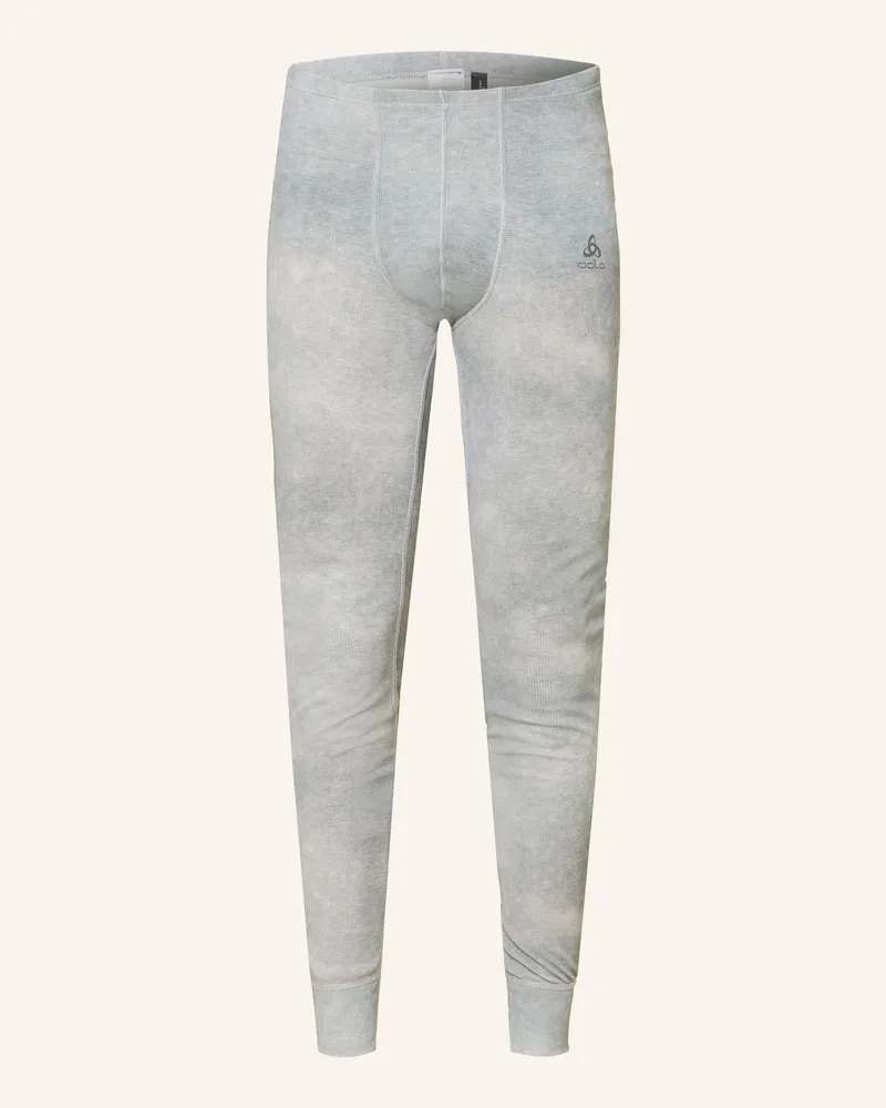 Odlo Funktionswäsche-Hose ACTIVE WARM x POW Hellgrau