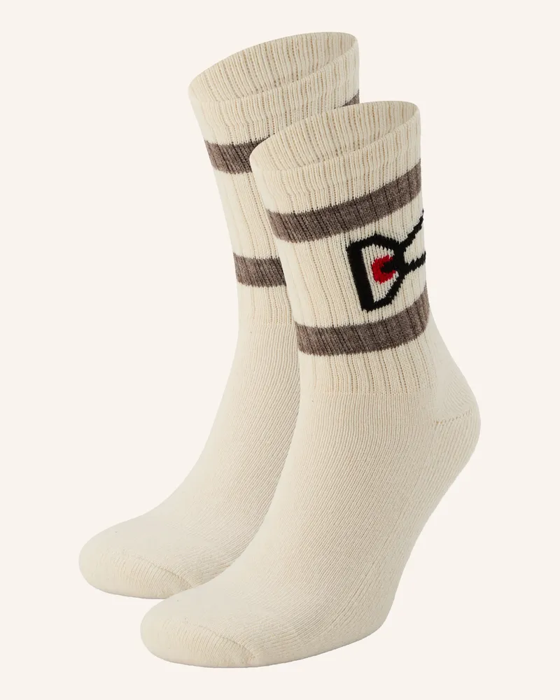 District Vision 2er-Pack Socken Usa beige Creme