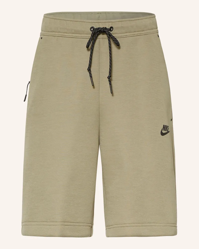 Nike Sweatshorts Tech gruen Khaki