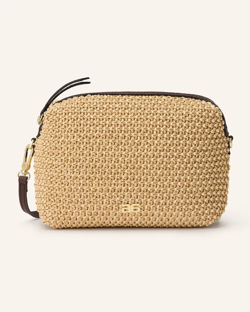 Abro Umhängetasche Kaia braun Creme