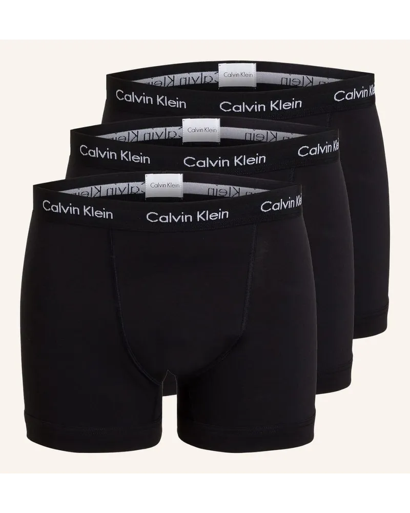 Calvin Klein 3er-Pack Boxershorts COTTON STRETCH Schwarz