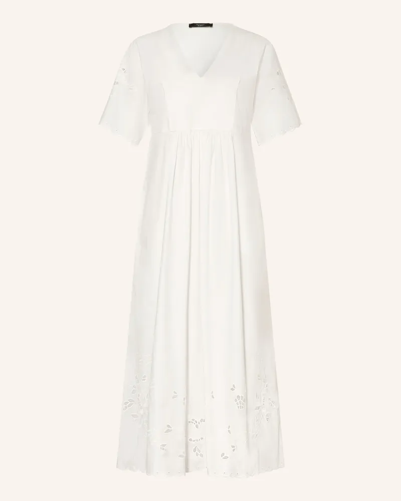 Max Mara Kleid Tartufo Im Materialmix weiss Weiss