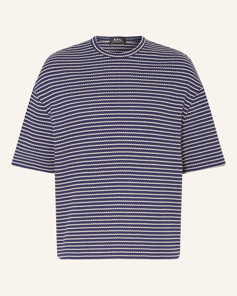 A.P.C. T-Shirt BAHIA Dunkelblau