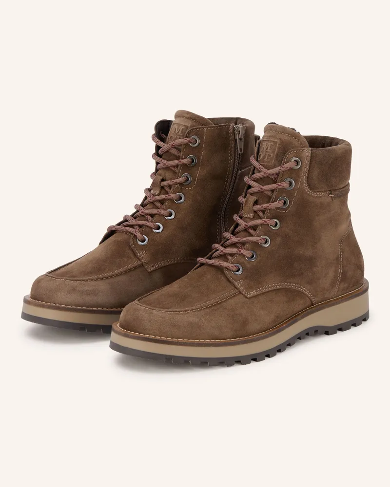 Marc O'Polo Schnürboots beige Braun