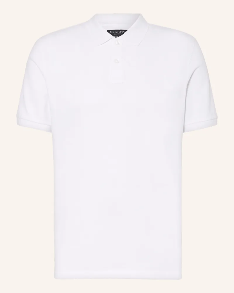 Marc O'Polo Piqué-Poloshirt Weiss