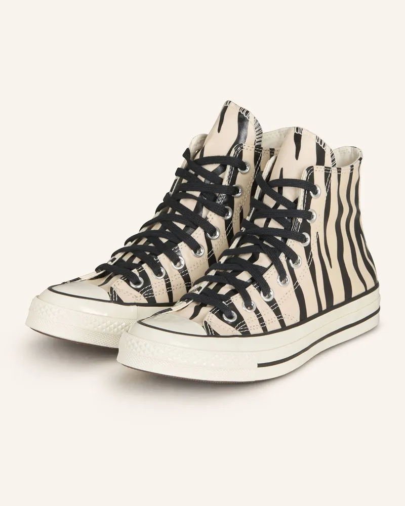Converse Hightop-Sneaker Chuck Taylor All Star beige Schwarz