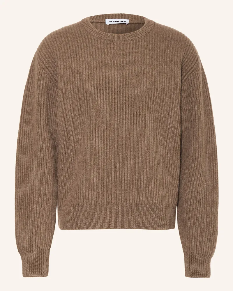 Jil Sander Pullover braun Khaki