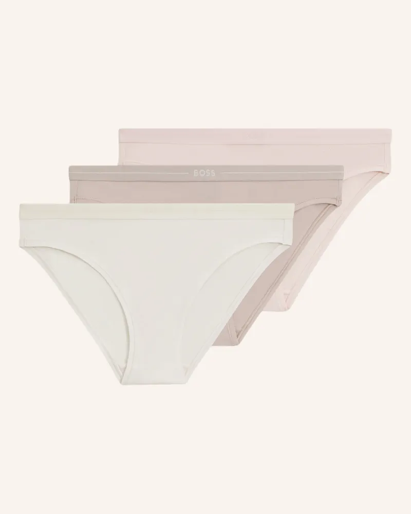 HUGO BOSS Slip 3P BRIEF Weiss