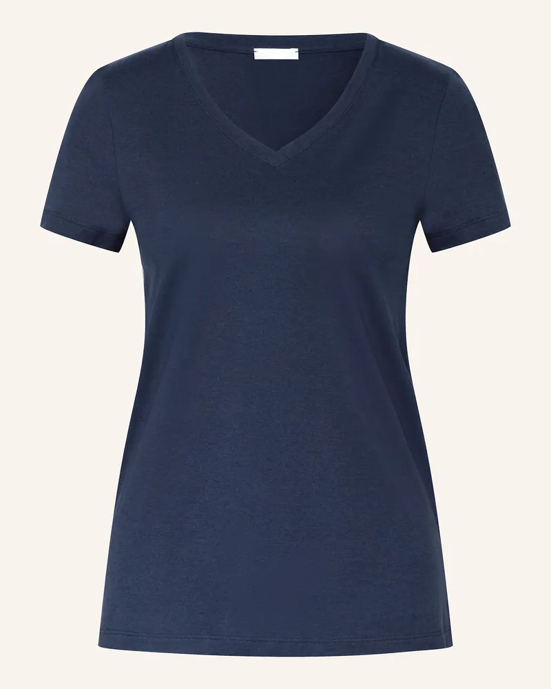 Hanro Schlafshirt blau Dunkelblau