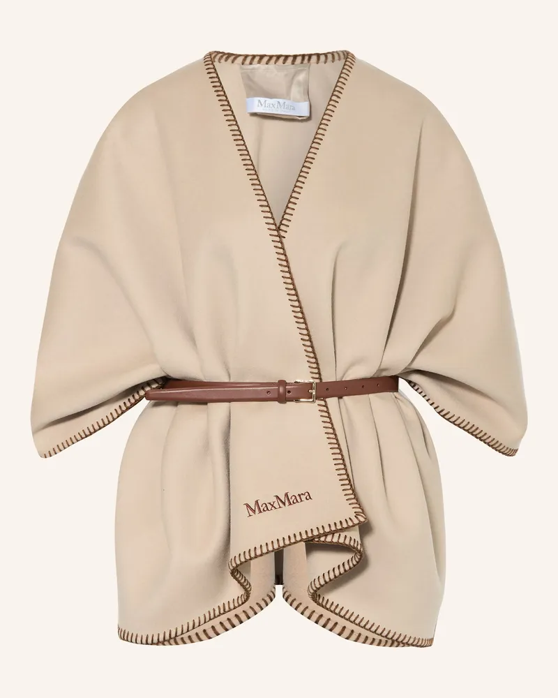 Max Mara Cape COLOMBA Beige