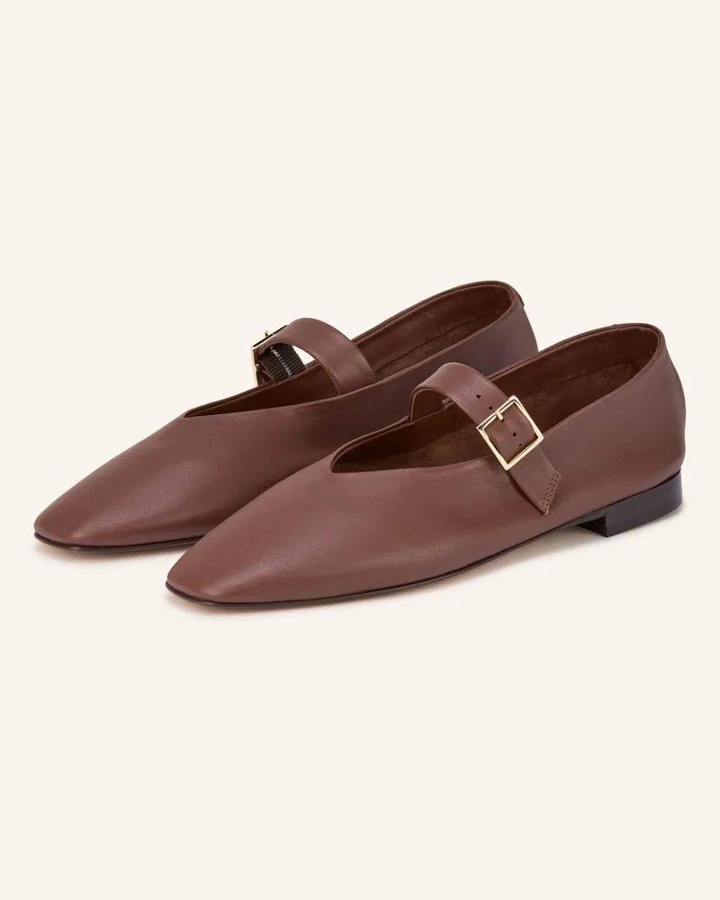 Bobbies Mary-Jane-Ballerinas Ouna braun Braun
