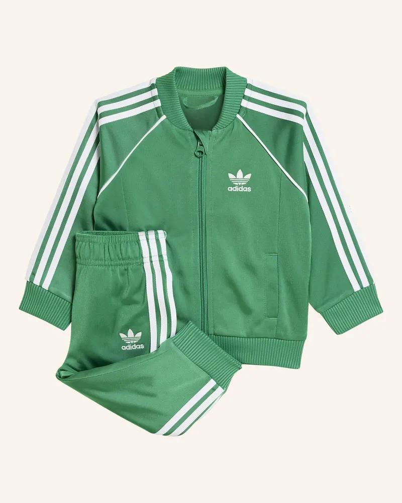 adidas ADICOLOR SST KIDS TRAININGSANZUG Grün