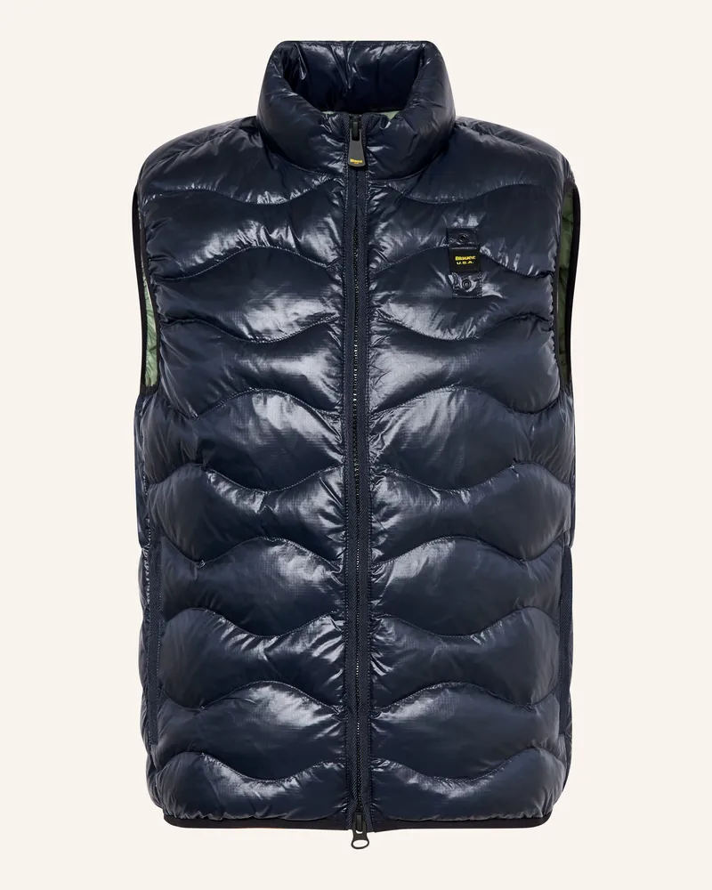 Blauer Steppweste DANNY Dunkelblau