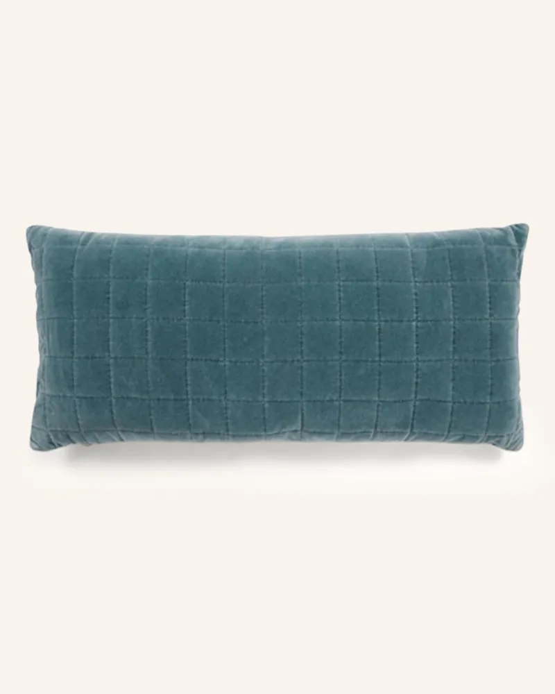 Essenza Dekokissen Julia Aus Samt blau Petrol