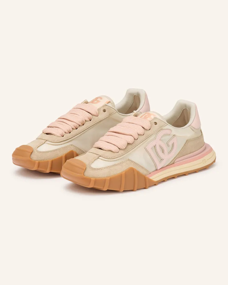 Dolce & Gabbana Sneaker rosa Beige