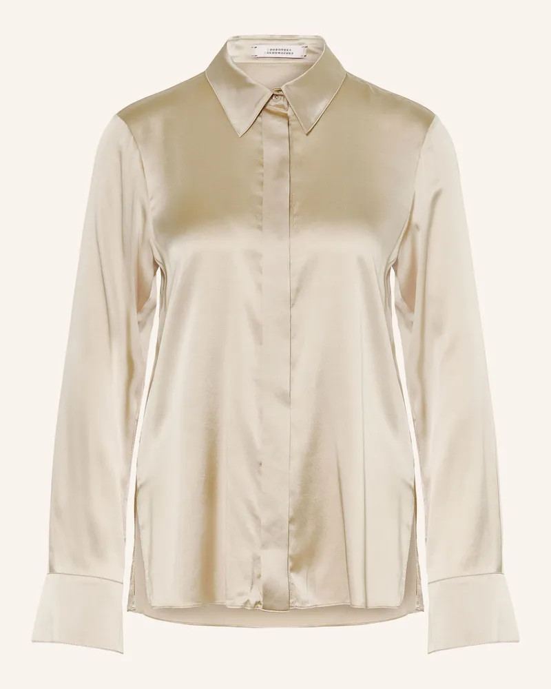 Dorothee Schumacher Hemdbluse Sense Of Shine Mit Seide beige Beige