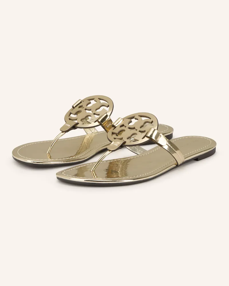 Tory Burch Zehentrenner Miller gold Gold