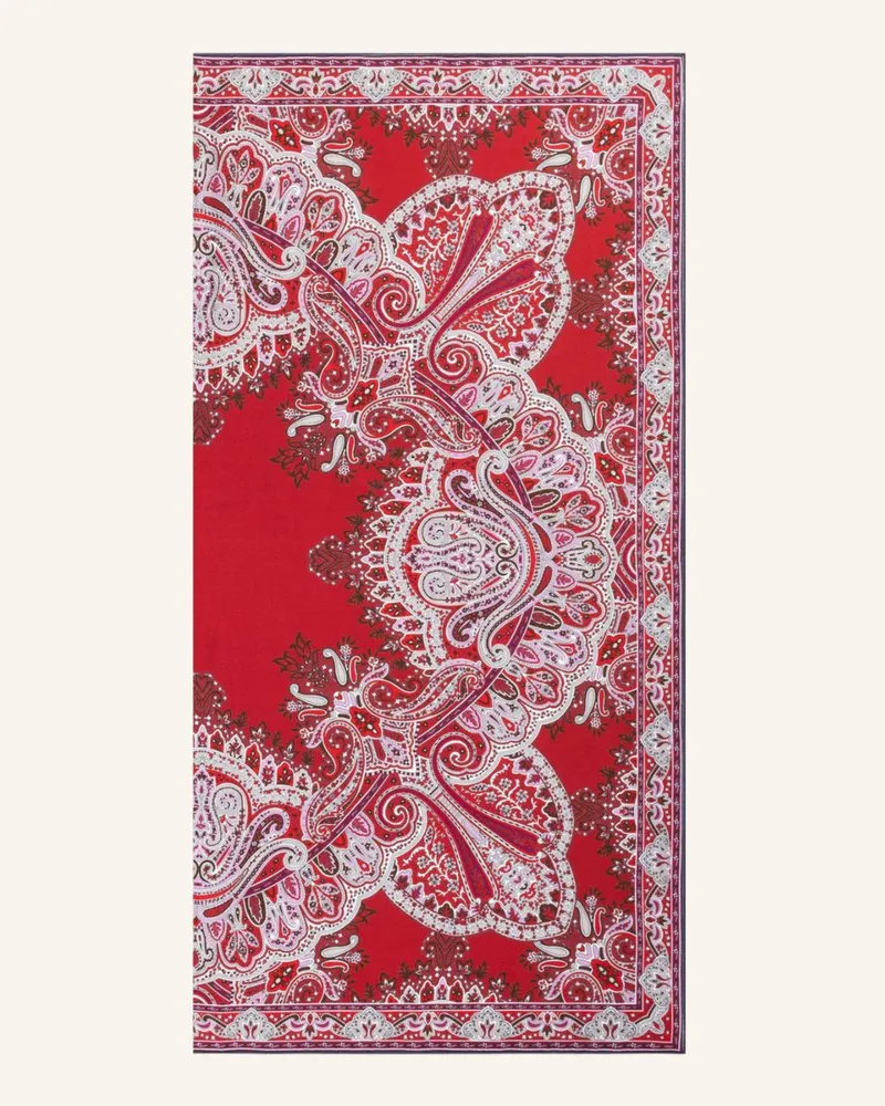 Roeckl Seidentuch Paisley Reflection beige Beige